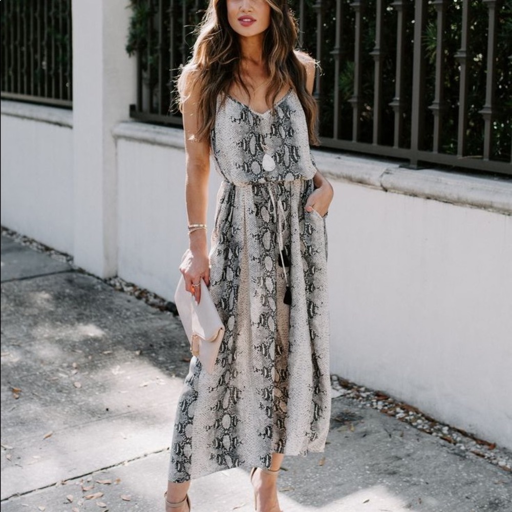 VICI Snake print jumpsuit